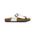 Ciabatte infradito colore bianco in pelle e similpelle Italia Trend Zeudi, Mid Season Sale, SKU p412000361, Immagine 0